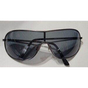 NWOT Visage Oval Polarized Sunglasses Gun Metal & Black Unisex 115250